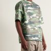 Extorr Crystal-Embellished Camouflage-Print Cotton-Jersey T-Shirt - FR
