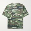 Extorr Crystal-Embellished Camouflage-Print Cotton-Jersey T-Shirt