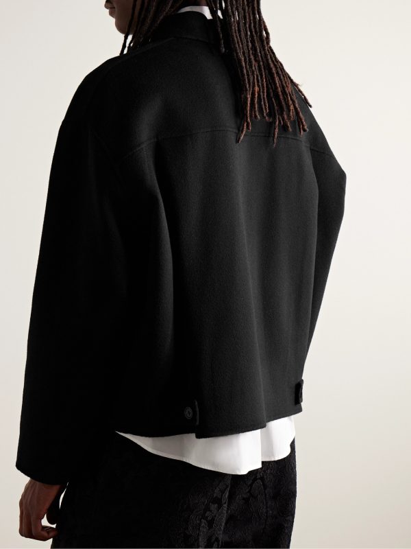 Doverio Wool-Flannel Jacket - BK Doverio Wool-Flannel Jacket - BK