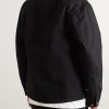 Michigan Corduroy-Trimmed Organic Cotton-Canvas Chore Jacket - BK