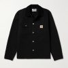 Michigan Corduroy-Trimmed Organic Cotton-Canvas Chore Jacket