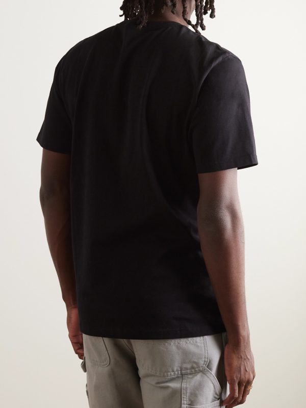Logo-Appliquéd Cotton-Jersey T-Shirt - BK Logo-Appliquéd Cotton-Jersey T-Shirt - BK
