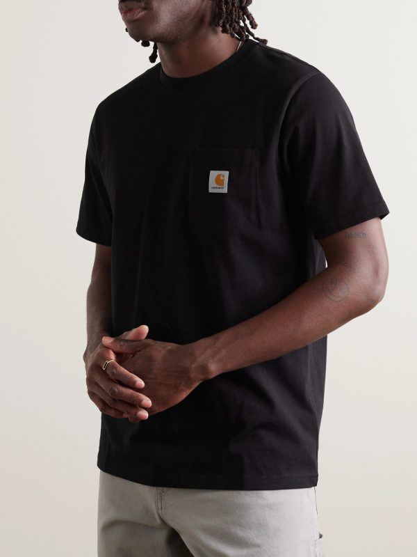 Logo-Appliquéd Cotton-Jersey T-Shirt - FR Logo-Appliquéd Cotton-Jersey T-Shirt - FR