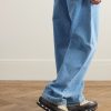 Landon Wide-Leg Logo-Appliquéd Jeans - BK Landon Wide-Leg Logo-Appliquéd Jeans - BK