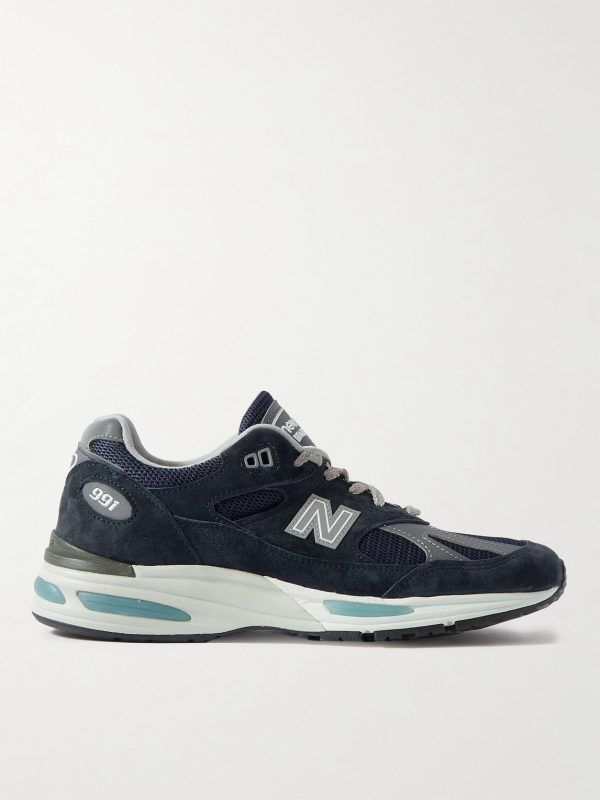 991v2 Suede and Mesh Sneakers 991v2 Suede and Mesh Sneakers