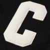 Teddy Logo-Appliquéd Leather-Trimmed Wool-Blend Bomber Jacket - CU Teddy Logo-Appliquéd Leather-Trimmed Wool-Blend Bomber Jacket - CU
