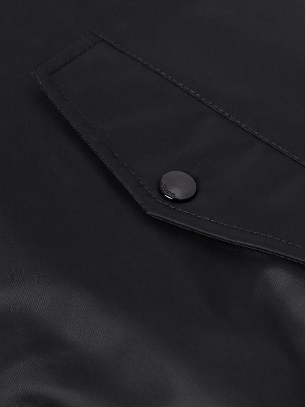 Logo-Print Chain-Embellished Shell Bomber Jacket - E1 Logo-Print Chain-Embellished Shell Bomber Jacket - E1