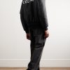 Logo-Print Chain-Embellished Shell Bomber Jacket - OU Logo-Print Chain-Embellished Shell Bomber Jacket - OU