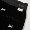 Straight-Leg Embroidered Velour Trousers - CU Straight-Leg Embroidered Velour Trousers - CU