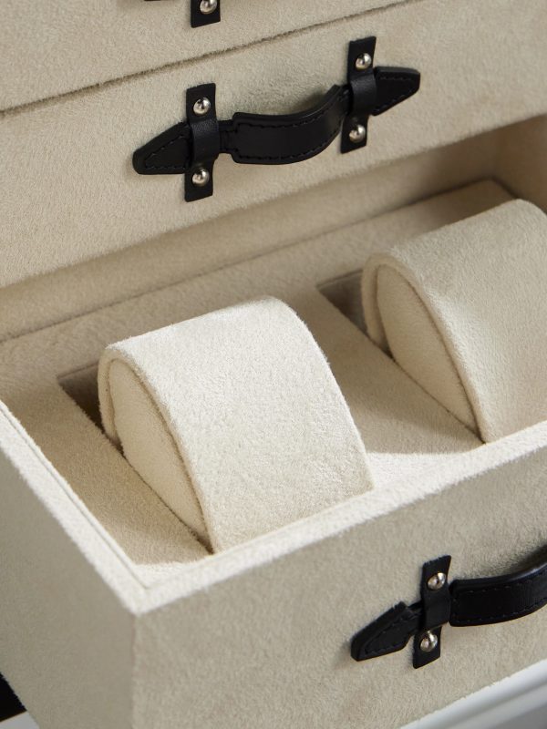 Deluxe Small Leather Jewellery Trunk - CU