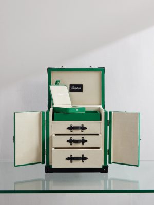 Deluxe Small Leather Jewellery Trunk