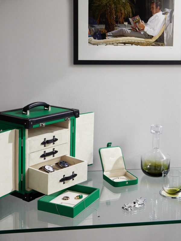 Deluxe Small Leather Jewellery Trunk - OU