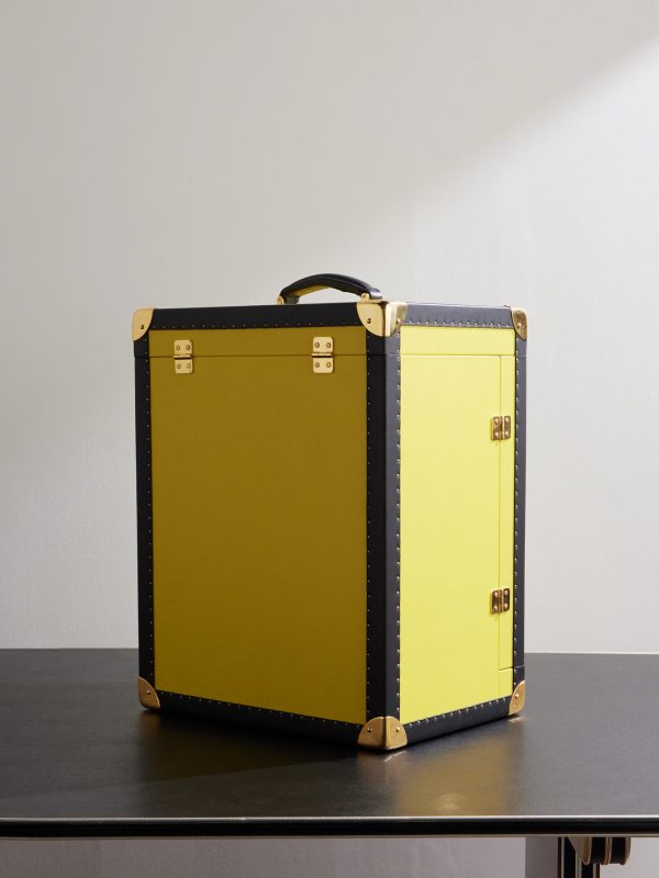 Cambridge Leather Champagne Trunk - BK Cambridge Leather Champagne Trunk - BK