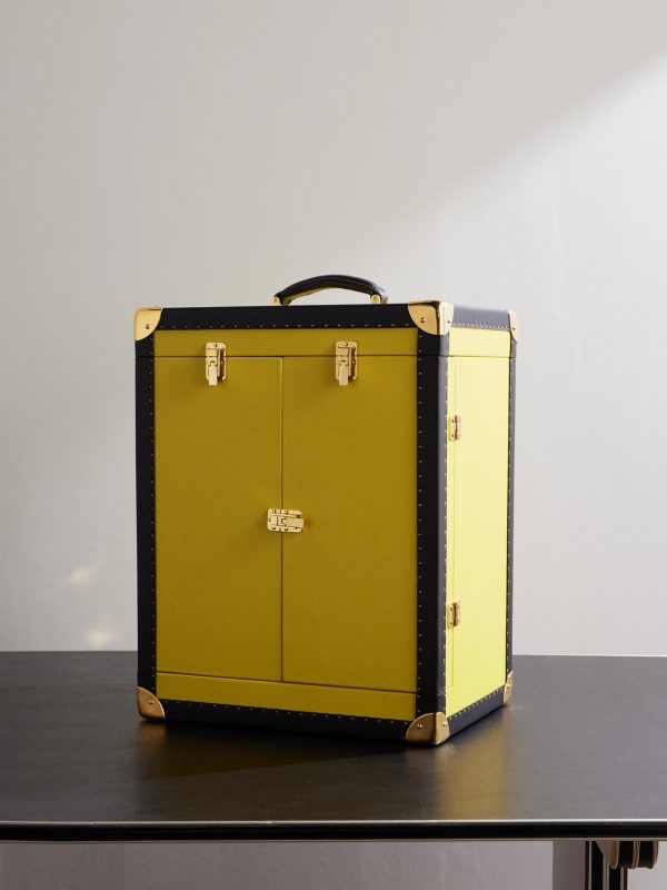Cambridge Leather Champagne Trunk - FR Cambridge Leather Champagne Trunk - FR