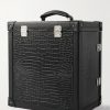 Brompton Croc-Effect Leather Accessory Trunk - BK Brompton Croc-Effect Leather Accessory Trunk - BK