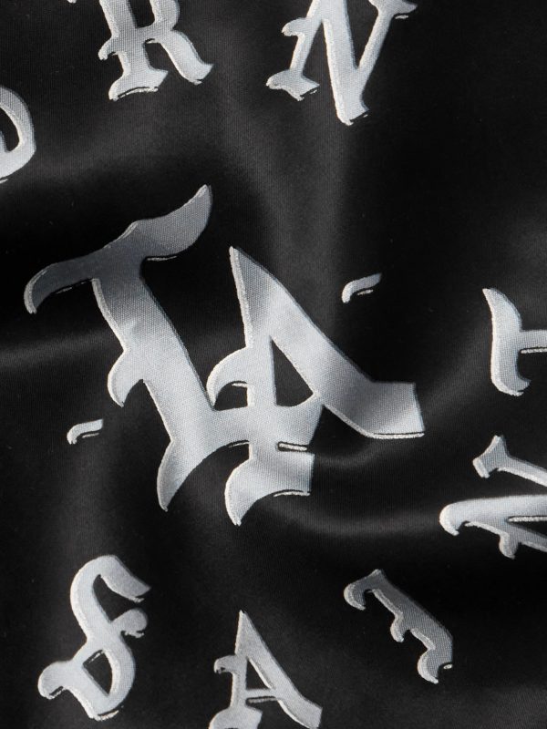 + Born X Raised Printed Satin-Twill Bomber Jacket - E1