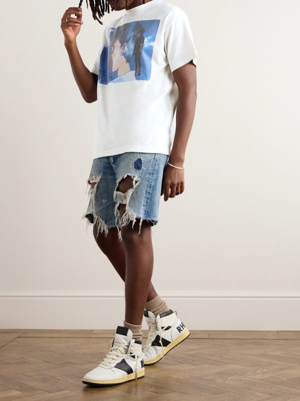 + Evangelion Printed Cotton-Jersey T-Shirt - OU + Evangelion Printed Cotton-Jersey T-Shirt - OU