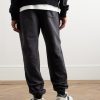 + Denim Tears Tapered Distressed Printed Cotton-Jersey Sweatpants - BK