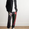 + Denim Tears Tapered Distressed Printed Cotton-Jersey Sweatpants - OU