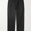 Straight-Leg Cotton-Twill Trousers Straight-Leg Cotton-Twill Trousers
