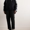Straight-Leg Cotton-Twill Trousers - OU Straight-Leg Cotton-Twill Trousers - OU