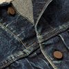 Distressed Pleated Denim Jacket - CU Distressed Pleated Denim Jacket - CU