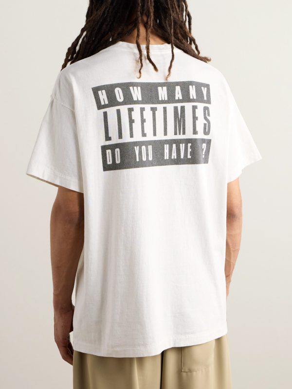 + Denim Tears Saint Tears Printed Cotton-Jersey T-Shirt - BK
