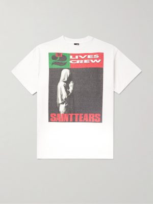 + Denim Tears Saint Tears Printed Cotton-Jersey T-Shirt