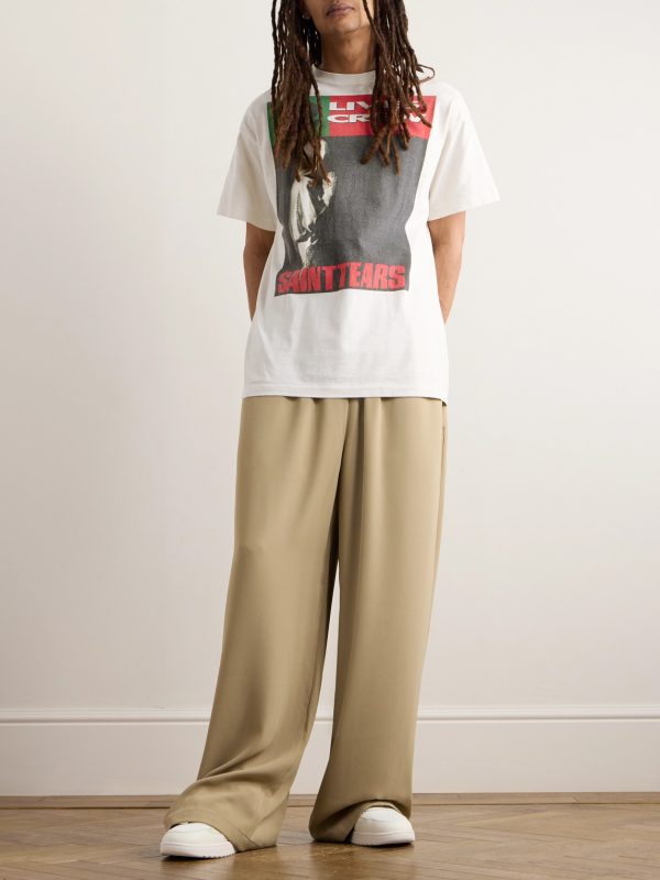 + Denim Tears Saint Tears Printed Cotton-Jersey T-Shirt - OU