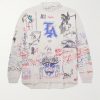+ Born X Raised Embellished Printed Cotton-Jersey Sweater