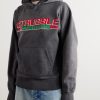 + Denim Tears Distressed Printed Cotton-Jersey Hoodie - FR + Denim Tears Distressed Printed Cotton-Jersey Hoodie - FR