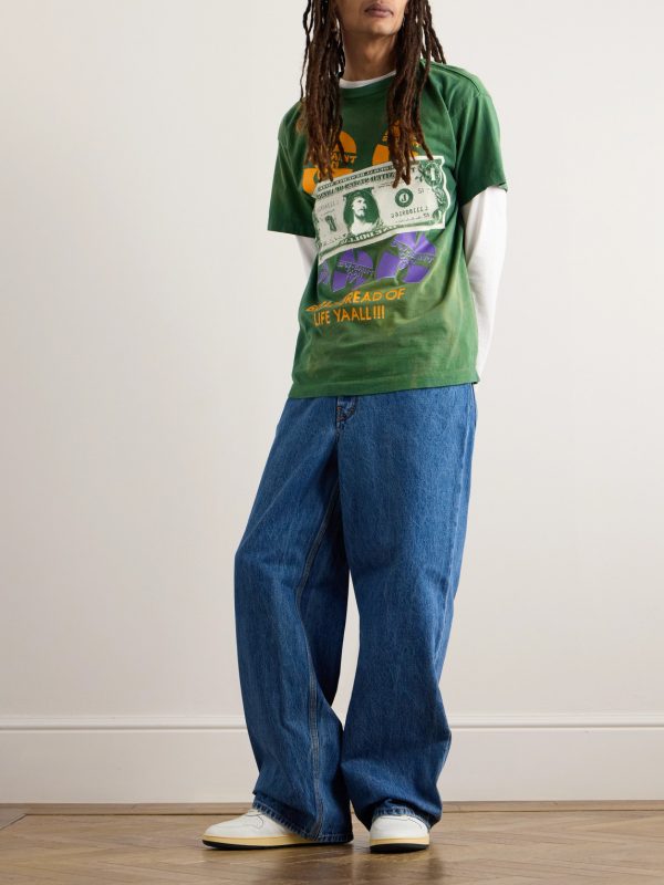 + Sean Wotherspoon Printed Cotton-Jersey T-Shirt - OU