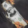 Pay Money to My Pain Distressed Printed Cotton-Jersey Hoodie - CU Pay Money to My Pain Distressed Printed Cotton-Jersey Hoodie - CU