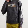 Pay Money to My Pain Distressed Printed Cotton-Jersey Hoodie - FR Pay Money to My Pain Distressed Printed Cotton-Jersey Hoodie - FR