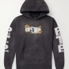 Pay Money to My Pain Distressed Printed Cotton-Jersey Hoodie Pay Money to My Pain Distressed Printed Cotton-Jersey Hoodie