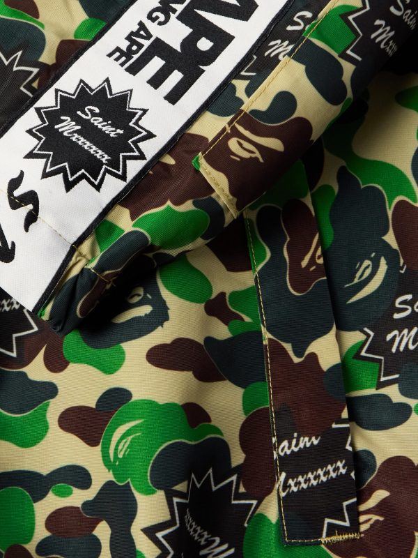 + BAPE® Camouflage-Print Twill Zip-Up Jacket - E1 + BAPE® Camouflage-Print Twill Zip-Up Jacket - E1