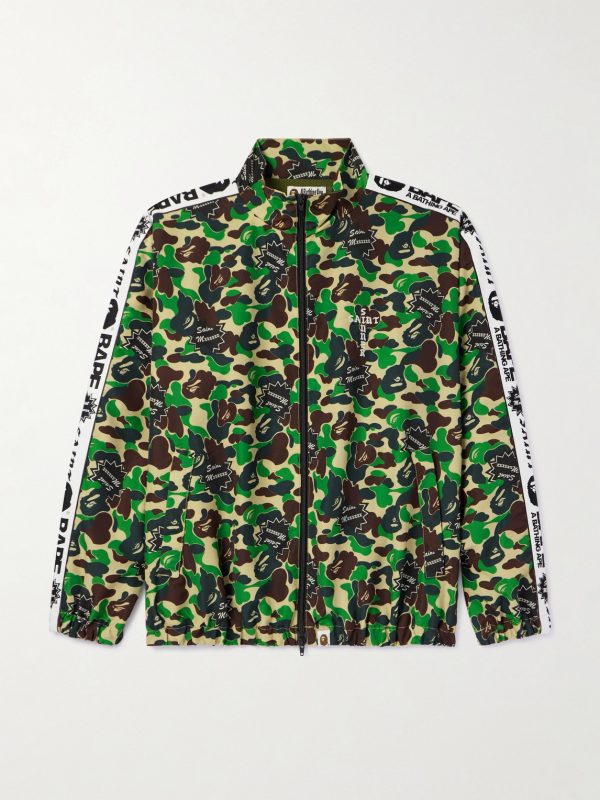 + BAPE® Camouflage-Print Twill Zip-Up Jacket + BAPE® Camouflage-Print Twill Zip-Up Jacket