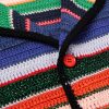 + LASTMAN Striped Knitted Cardigan - CU