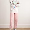 Straight-Leg Cotton-Twill Trousers - OU Straight-Leg Cotton-Twill Trousers - OU