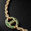 18-Karat Gold, Emerald and Diamond Necklace - CU 18-Karat Gold, Emerald and Diamond Necklace - CU