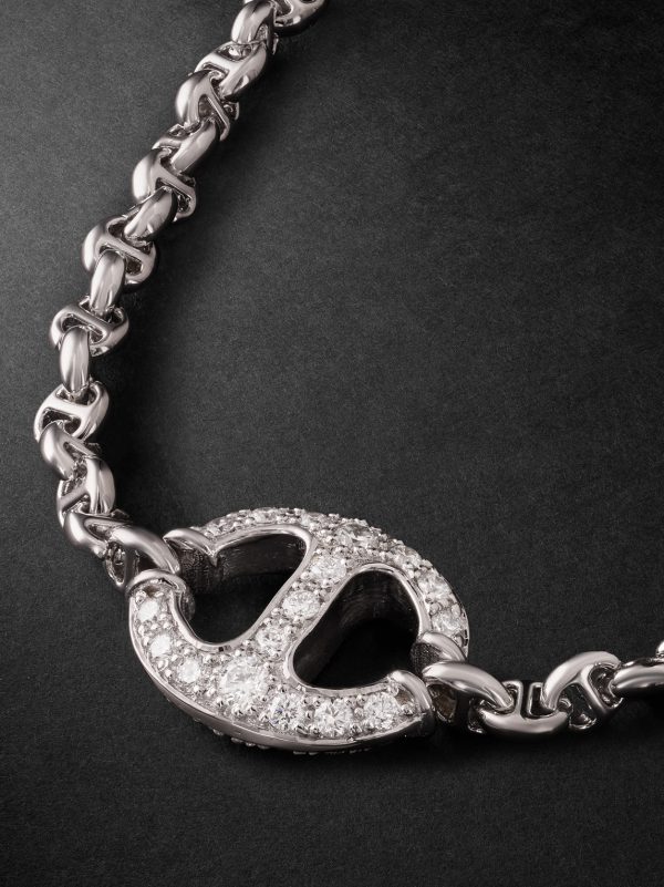 18-Karat White Gold Diamond Necklace - CU 18-Karat White Gold Diamond Necklace - CU