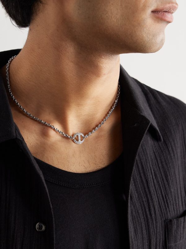 18-Karat White Gold Diamond Necklace - FR 18-Karat White Gold Diamond Necklace - FR