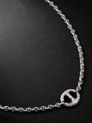 18-Karat White Gold Diamond Necklace 18-Karat White Gold Diamond Necklace