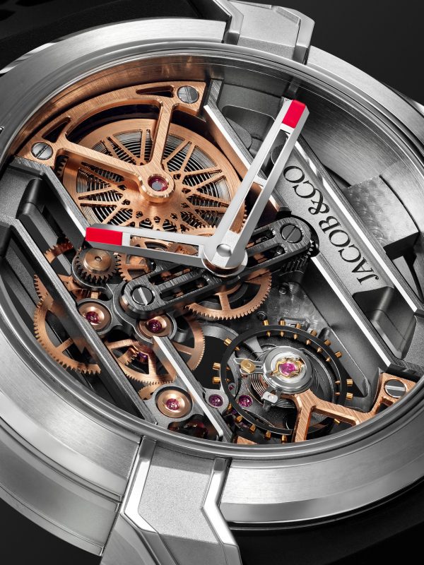 Epic X Hand-Wound Skeleton 44mm Titanium and Rubber Watch, Ref. No. EX110.20.AA.AA.ABRUA - CU Epic X Hand-Wound Skeleton 44mm Titanium and Rubber Watch, Ref. No. EX110.20.AA.AA.ABRUA - CU