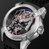 Epic X Hand-Wound Skeleton 44mm Titanium and Rubber Watch, Ref. No. EX110.20.AA.AA.ABRUA - FR Epic X Hand-Wound Skeleton 44mm Titanium and Rubber Watch, Ref. No. EX110.20.AA.AA.ABRUA - FR