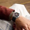 Epic X Hand-Wound Skeleton 44mm Titanium and Rubber Watch, Ref. No. EX110.20.AA.AA.ABRUA - OU Epic X Hand-Wound Skeleton 44mm Titanium and Rubber Watch, Ref. No. EX110.20.AA.AA.ABRUA - OU