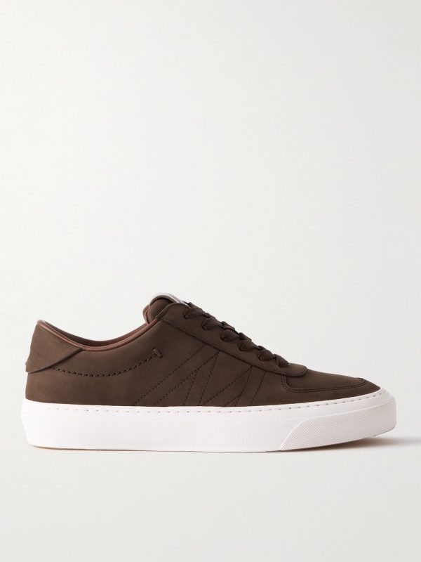 Monclub Embroidered Suede Sneakers Monclub Embroidered Suede Sneakers