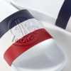 Basile Logo-Embossed Striped Rubber Slides - CU Basile Logo-Embossed Striped Rubber Slides - CU