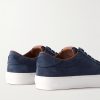 Monclub Embroidered Suede Sneakers - BK Monclub Embroidered Suede Sneakers - BK