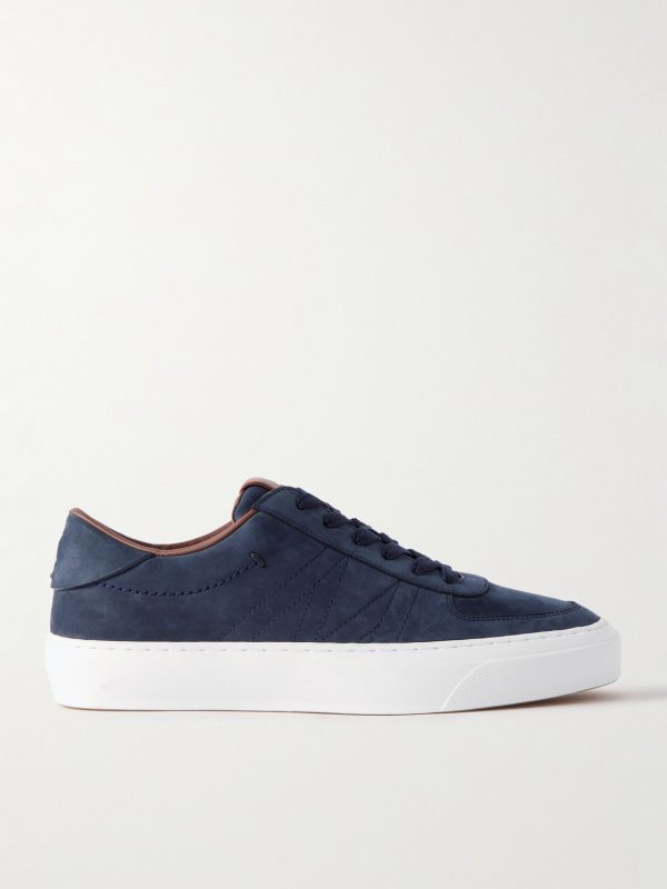 Monclub Embroidered Suede Sneakers Monclub Embroidered Suede Sneakers